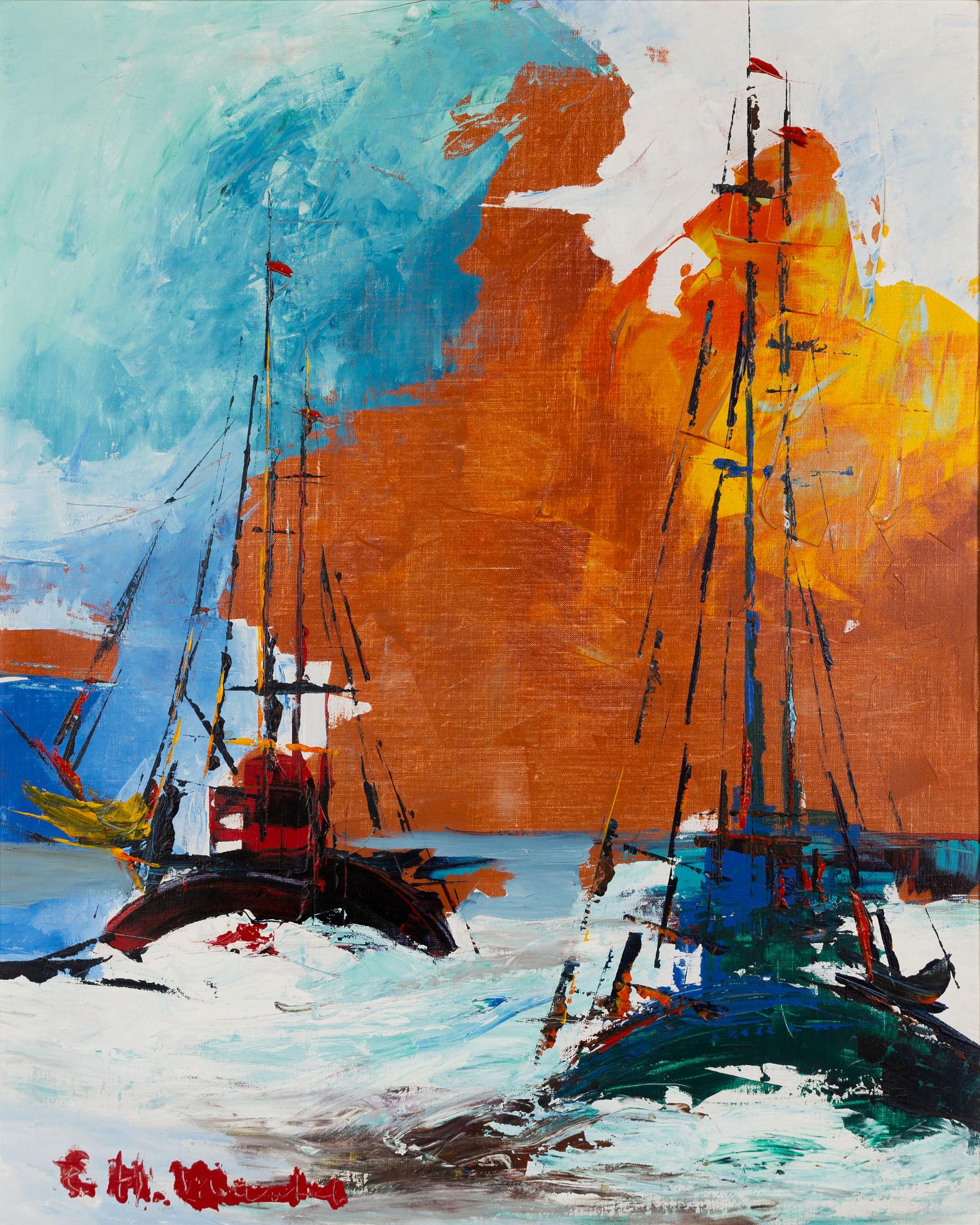 Helmut Mantel, Fishing Boats.