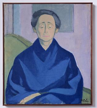 Vera Frisén, oil on relined canvas, signed.