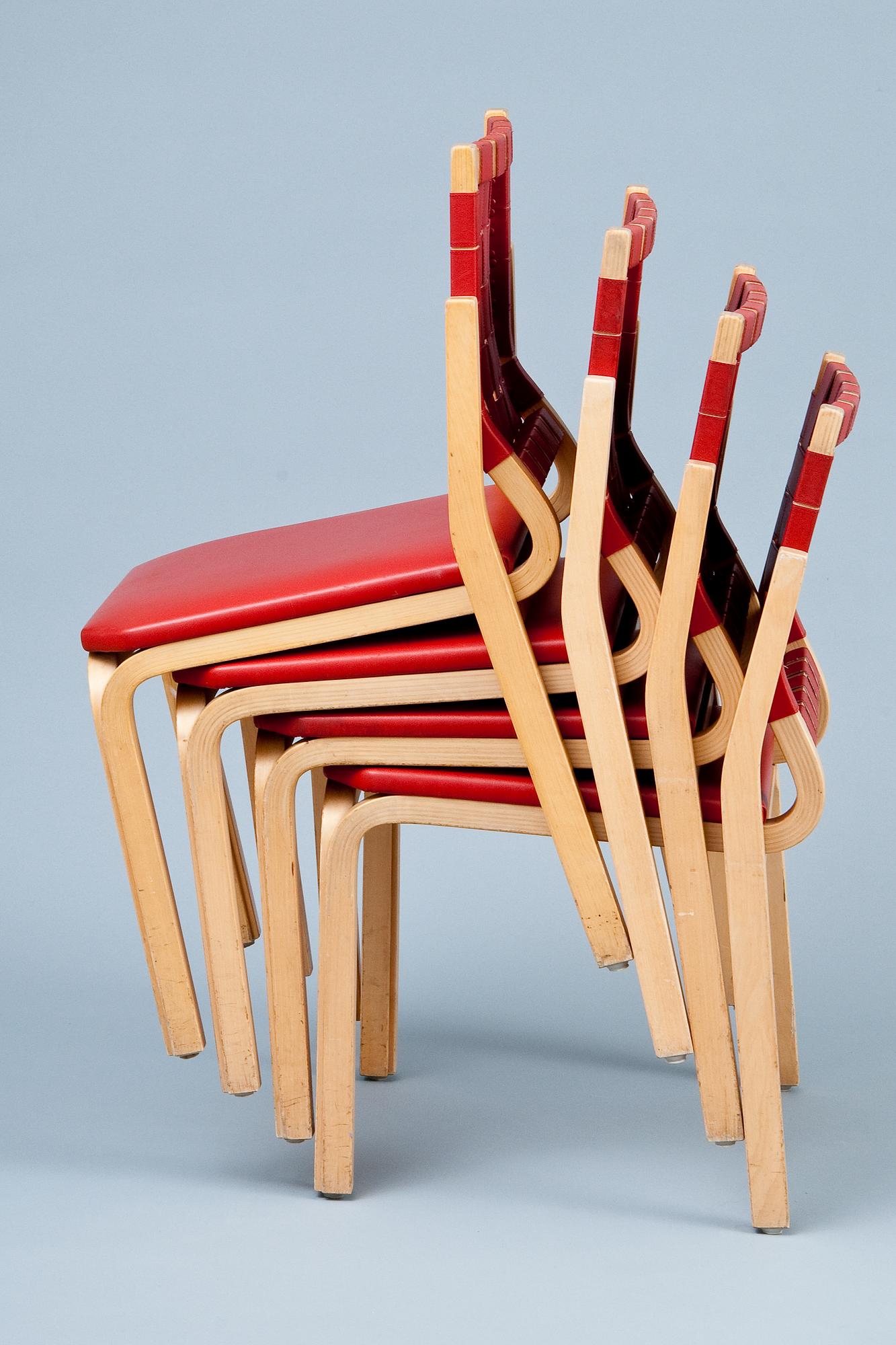 Alvar Aalto, BORD MED  4 STOLAR Nr 612.