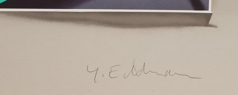 YRJÖ EDELMANN, färglitografi, signerad och numrerad 109/175.
