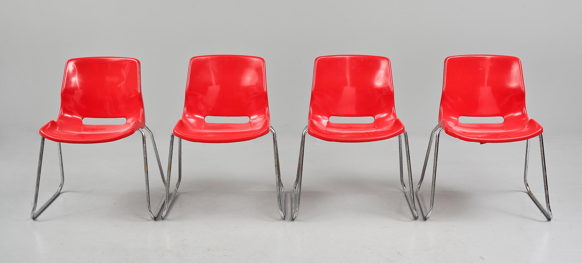 STOLAR, 4 st, Svante Schöblom, Overman, Sverige, 1900-talets andra hälft.