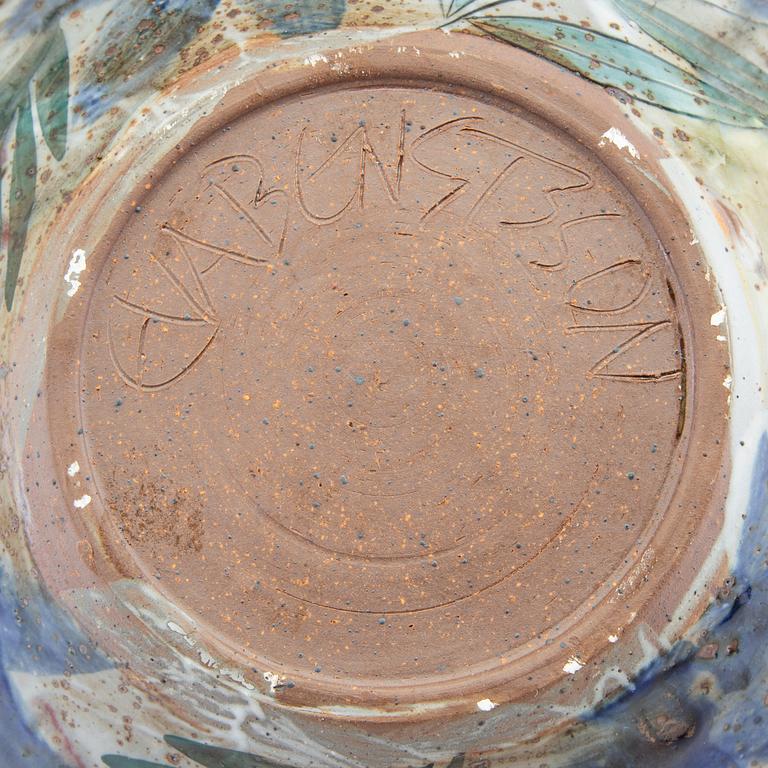 Eva Bengtsson,  a signed stoneware bowl own workshop.