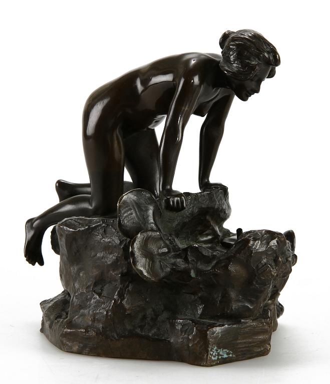 OKÄND KONSTNÄR, skulptur, brons, sign J. Anglés, 1800/1900-tal.