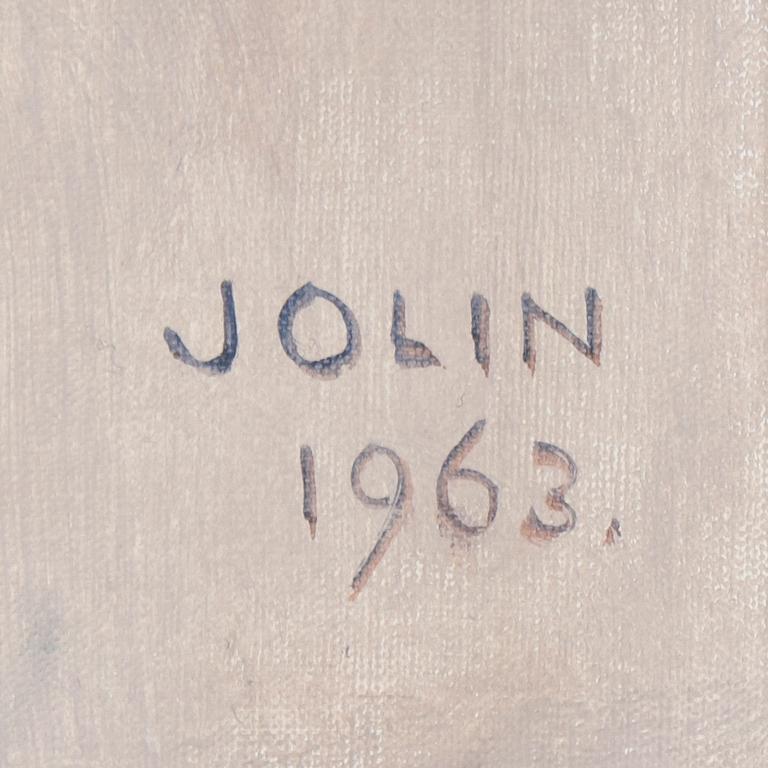 EINAR JOLIN, Olja på duk, signerad och daterad 1963.