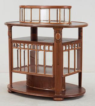 An Alfred Grenander Art Nouveau mahogany tea or smoke table, Germany ca 1909.