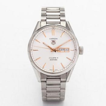 Tag Heuer, Carrera, Calibre 5, wristwatch, 41 mm.