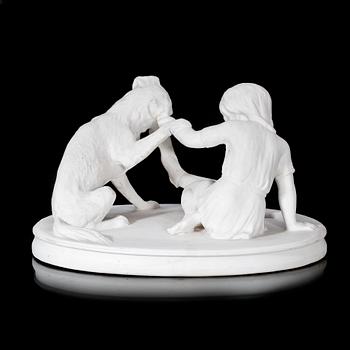 FIGUR, parian, Rörstrand, 1900-talets första hälft.