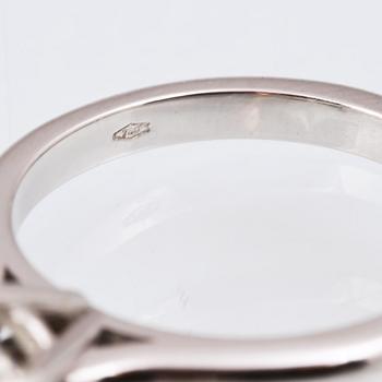 RING, 18K vitguld med briljantslipad diamant ca 2.50 ct. Vikt 5,5 gram.