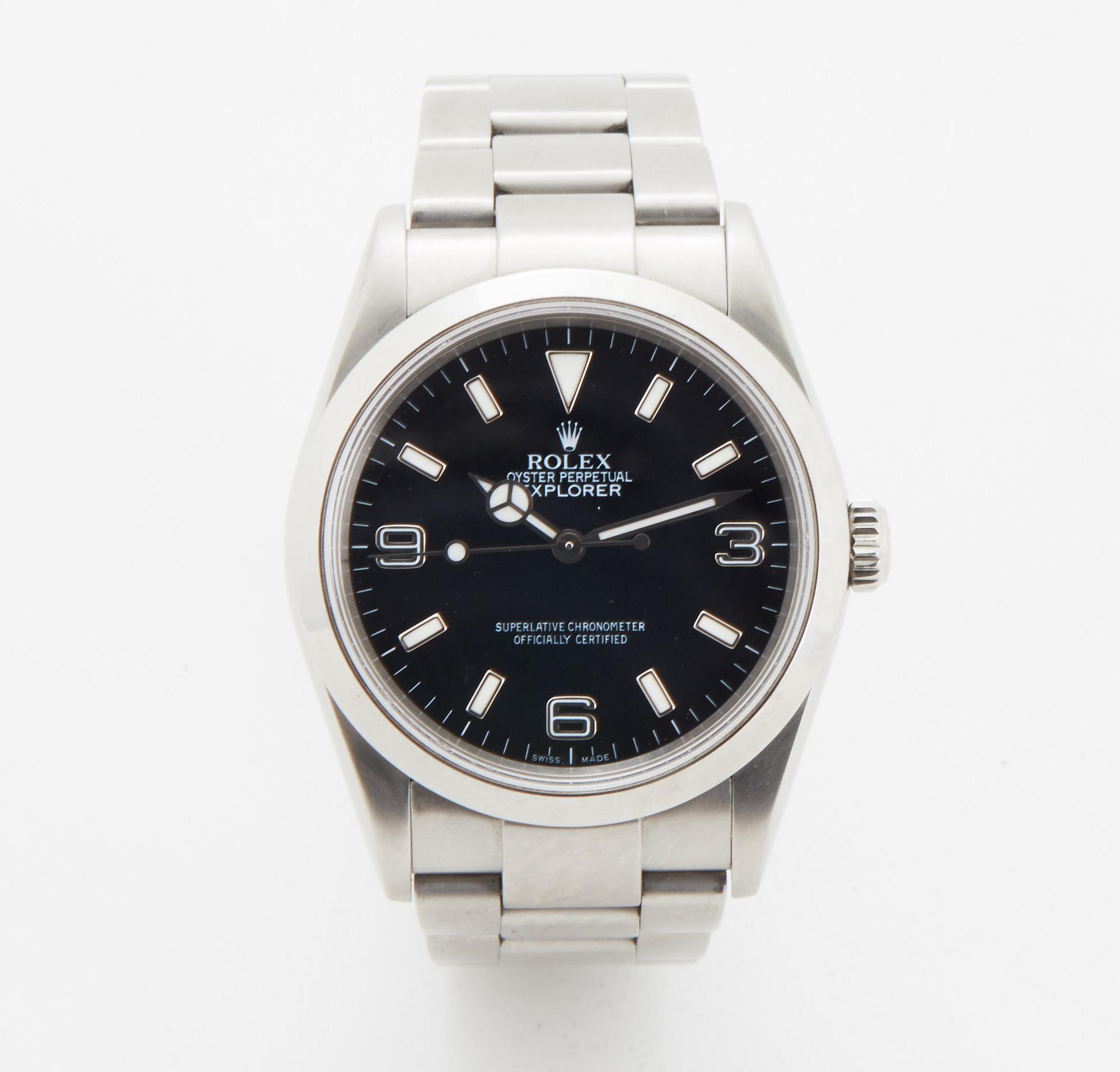 Rolex, Explorer (Swiss Made), Chronometer, armbandsur, 36 mm.