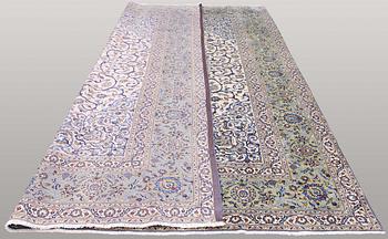 A carpet, Keshan, ca 406 x 300 cm.