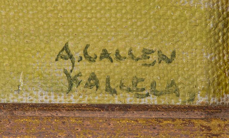 Akseli Gallen-Kallela, Summer Landscape by the River's Edge.