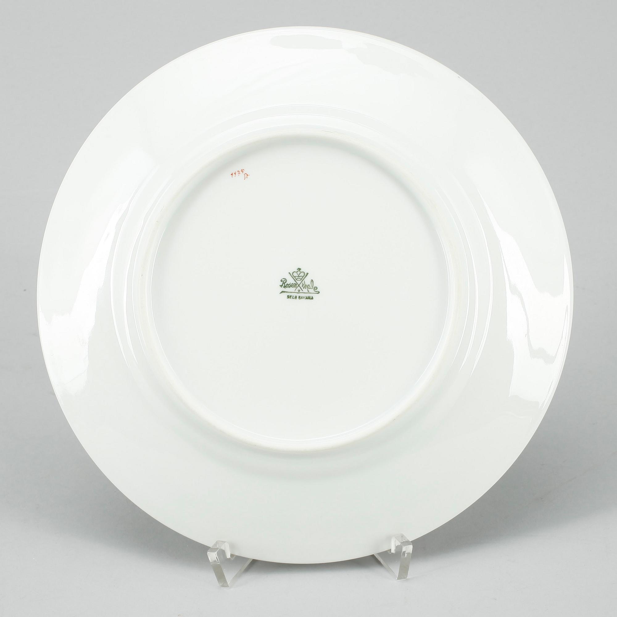 MATSERVISDELAR, 74 delar, porslin, Rosenthal, 1900-tal.