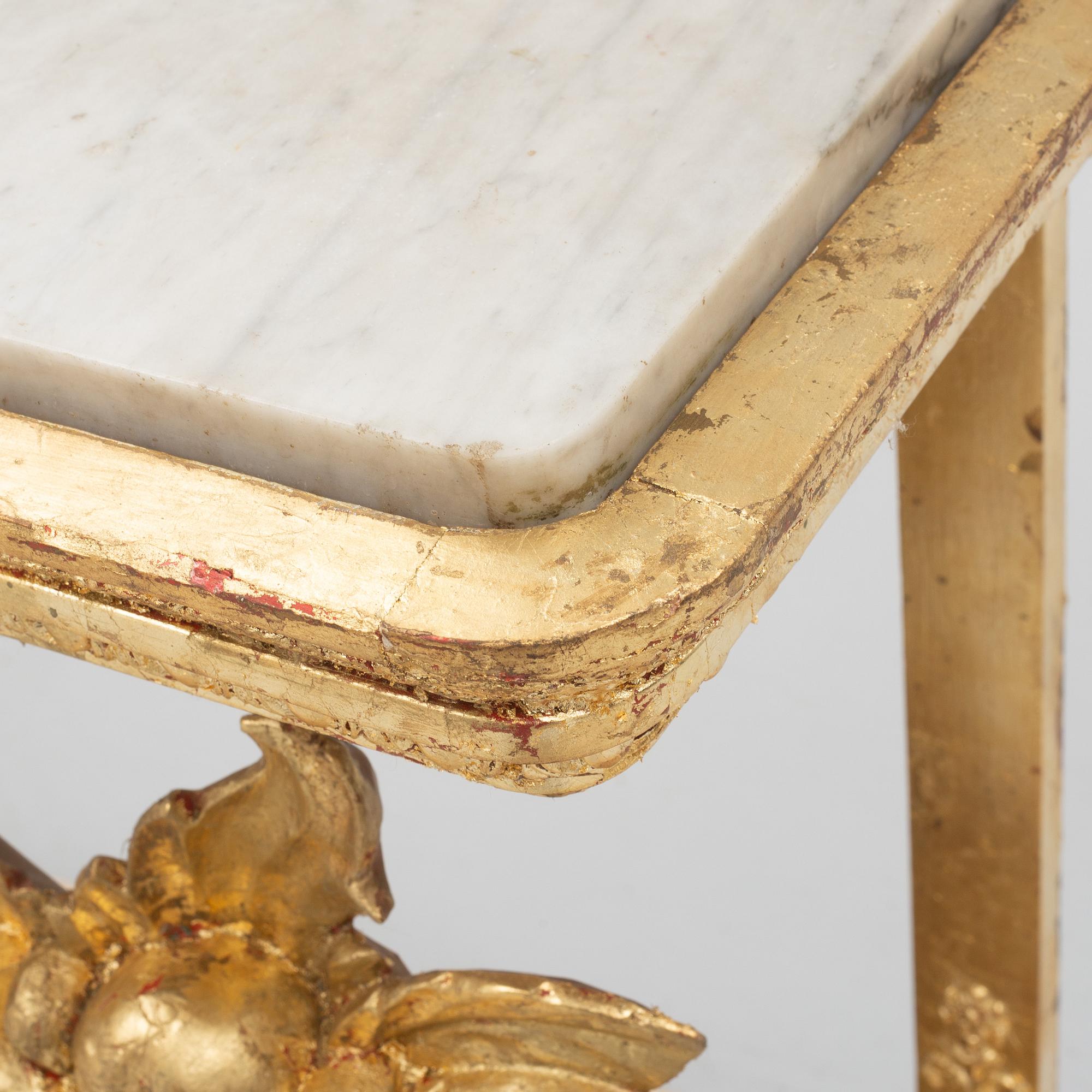 Console table, mid-19th century, Empire.