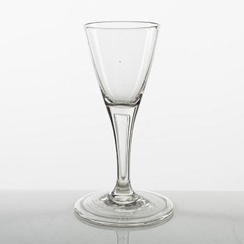 A glass, 18th Century.
