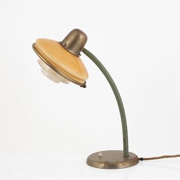 Otto Müller, a 'Sistrah-pendel' table lamp, Megaphos, first half of the 20th Century.