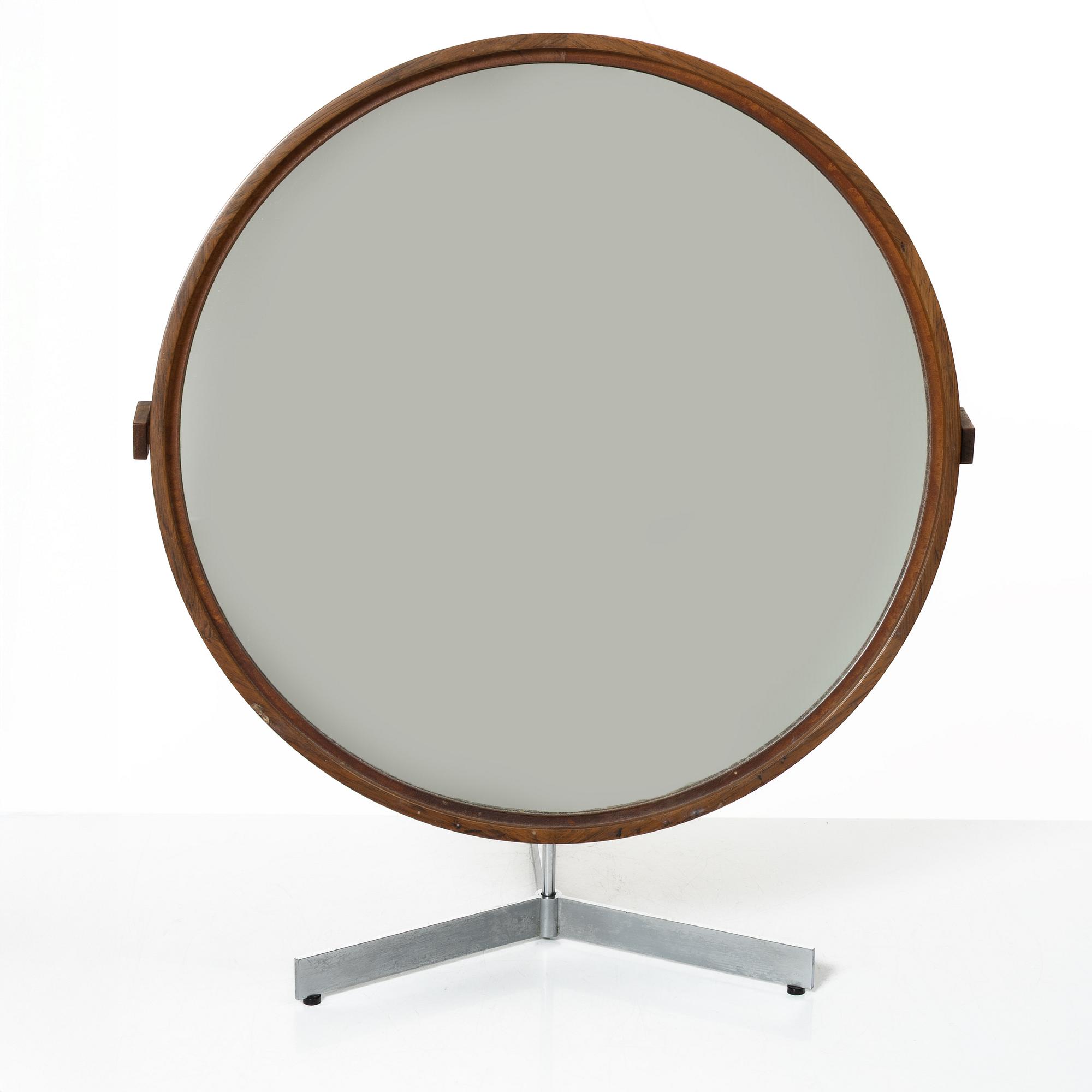 Uno & Östen Kristiansson, a table mirror, Luxus, Vittsjö, 1960s.