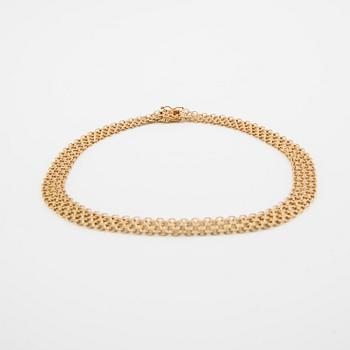 Necklace X-link 18K gold.
