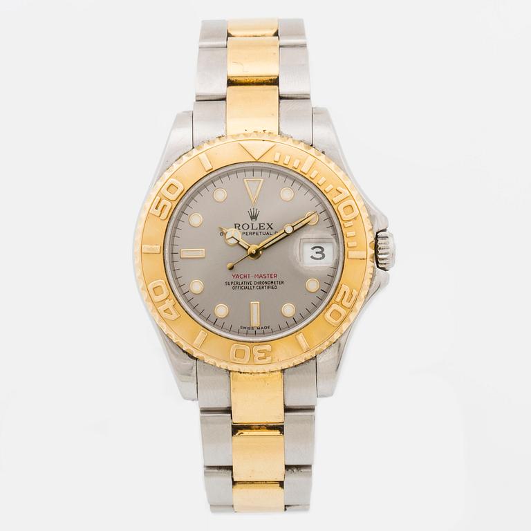 ROLEX, Oyster Perpetual Date, Yacht-Master, Chronometer, wristwatch, 37 mm,
