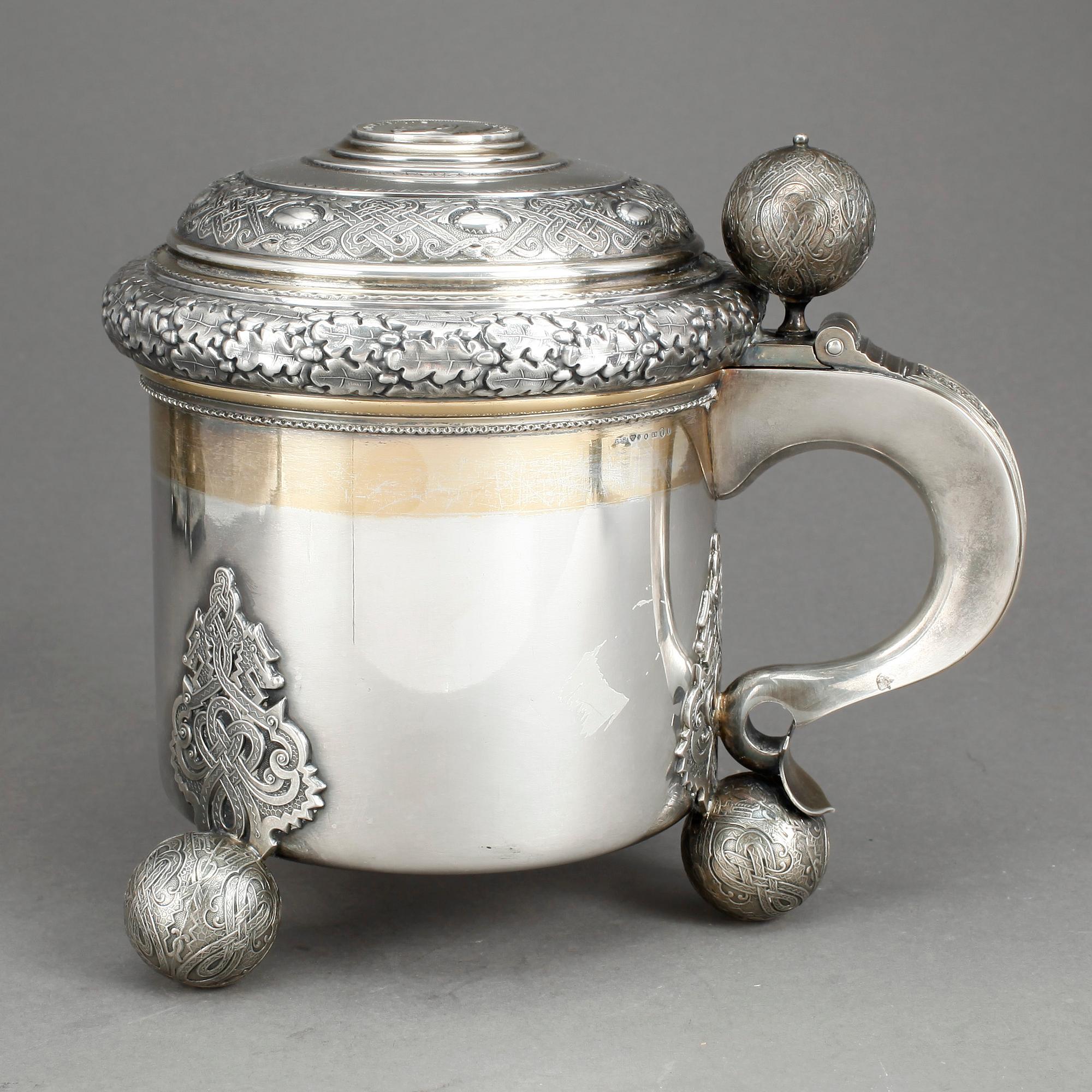 STOP, silver, GAB, Stockholm, 1947, vikt ca 1006 g.