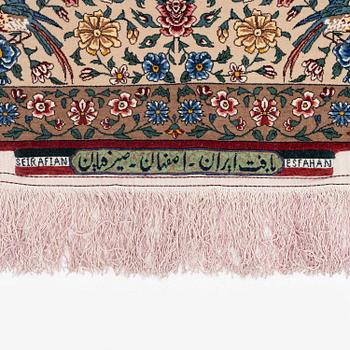 A, 'Golo Bolbol' rug, Isfahan, signed (Mahmoud and Mohammad Reza) Seirafian, c. 230 x 147 cm.
