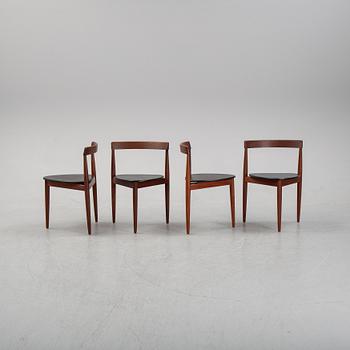 Hans Olsen, matbord och stolar, 4st, Frem Røjle, Danmark, 1950-tal.