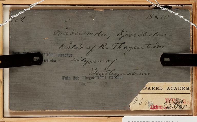 Robert Thegerström, Brooding skies, Djursholm.