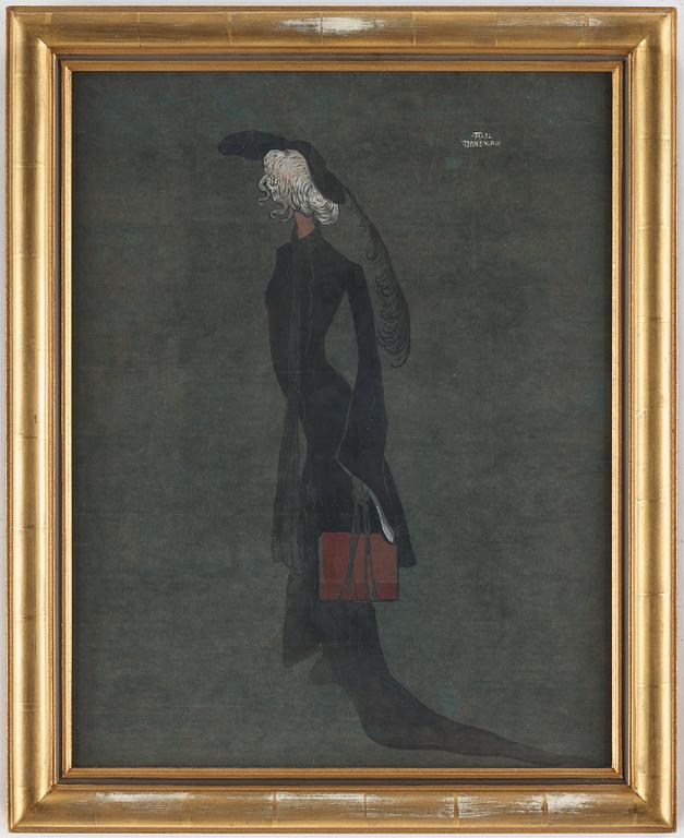 Axel Törneman, Lady in black.