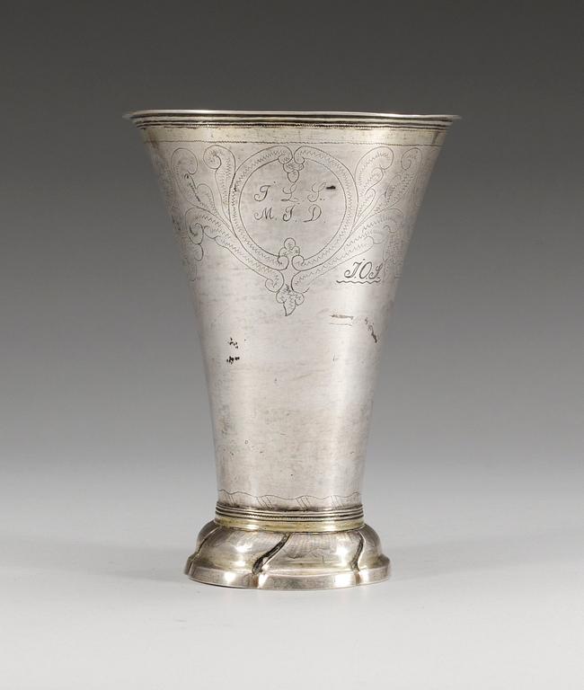 BÄGARE, silver. C.F.Seseman, Arboga 1795.
