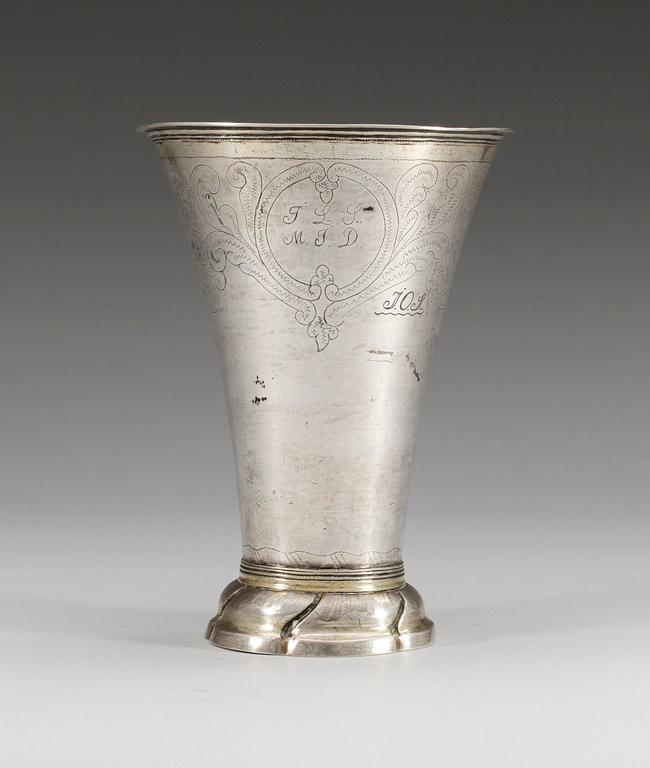 BÄGARE, silver. C.F.Seseman, Arboga 1795.