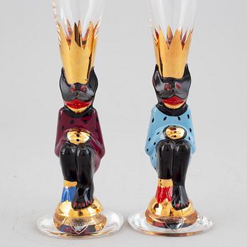 Gunnar Cyren, two 'Nobel' devils glasses, 2011.