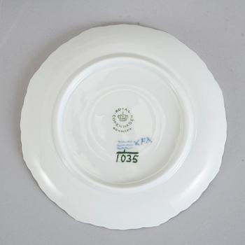 KAFFESERVIS, 29 delar, porslin, "Musselmalet", Royal Copenhagen.