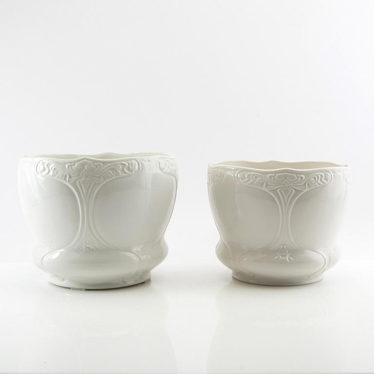Outer covers 2 pcs of different sizes Art Nouveau, early 20th century stoneware.