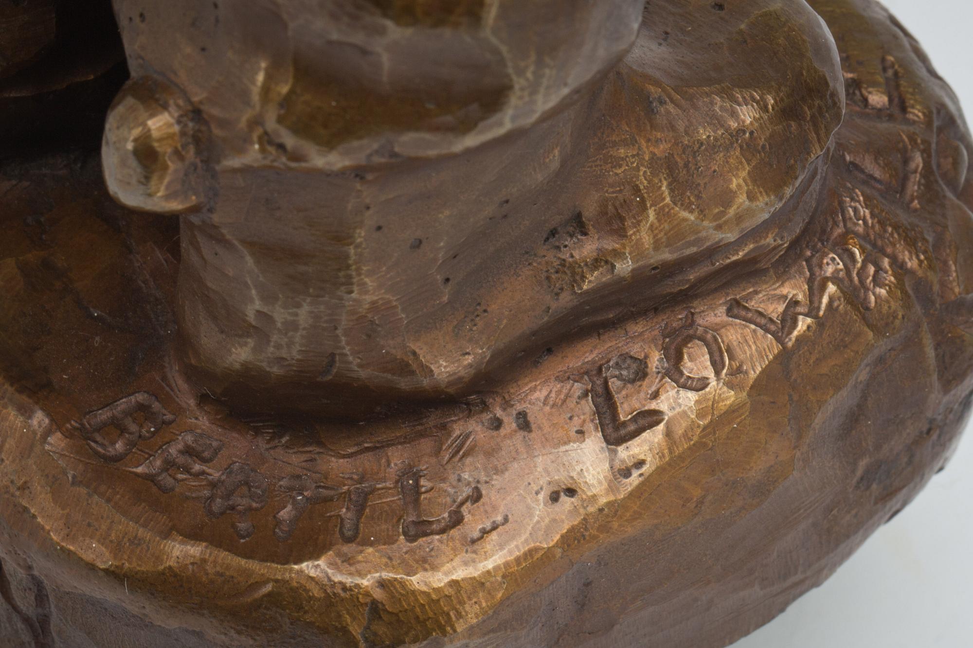 BERTIL LÖWALL, brons, signerad.