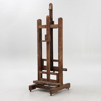 Studio easel, circa 1900.