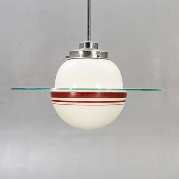 Ceiling lamp, "Saturn", 1940s.