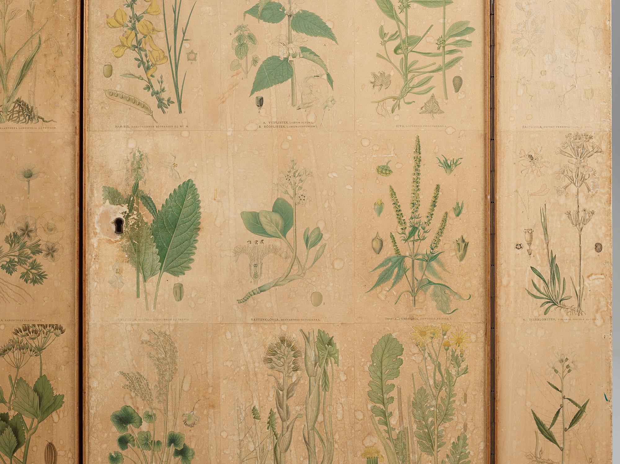 Josef Frank, skåp "Flora", Firma Svenskt Tenn, ca 1940, modell 852.