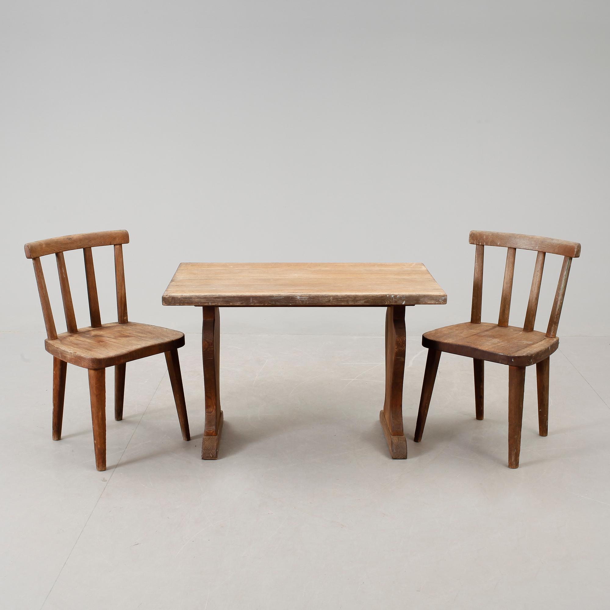 MATSALSGRUPP, "Utö", Axel Einar Hjorth, 3 delar, 1930-tal.