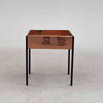 A second half of the 20th century copper flower table by Hans-Agne Jakobsson.