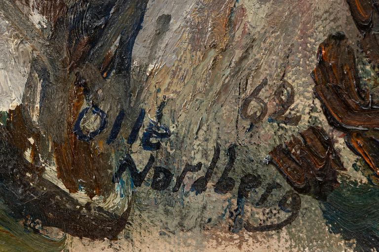 Olle Nordberg, kvinna med ok.