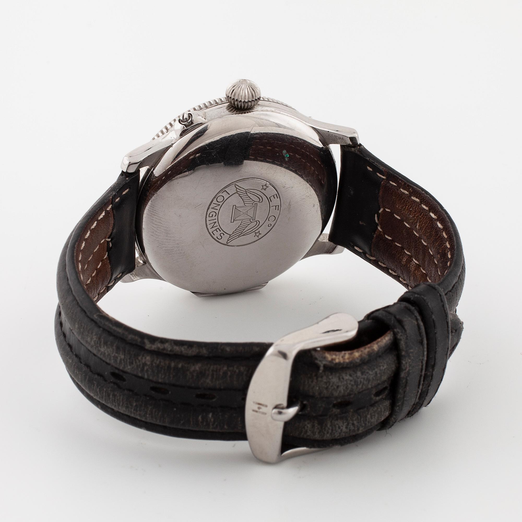 LONGINES, Lindbergh Hour Angle, wrist watch, 38 mm.