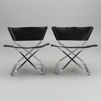 Two 'Z-Down' Chairs for Engelbrechts, Denmark.
