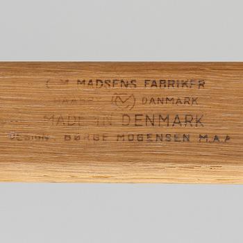 Børge Mogensen, a set of four model "BM1" chairs, C.M. Madsens Fabrikker, Denmark, second half of the 20th century.