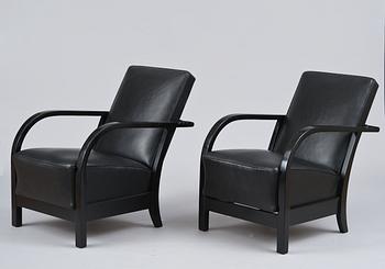 37. Einari Kyöstilä, A PAIR OF ARMCHAIRS.