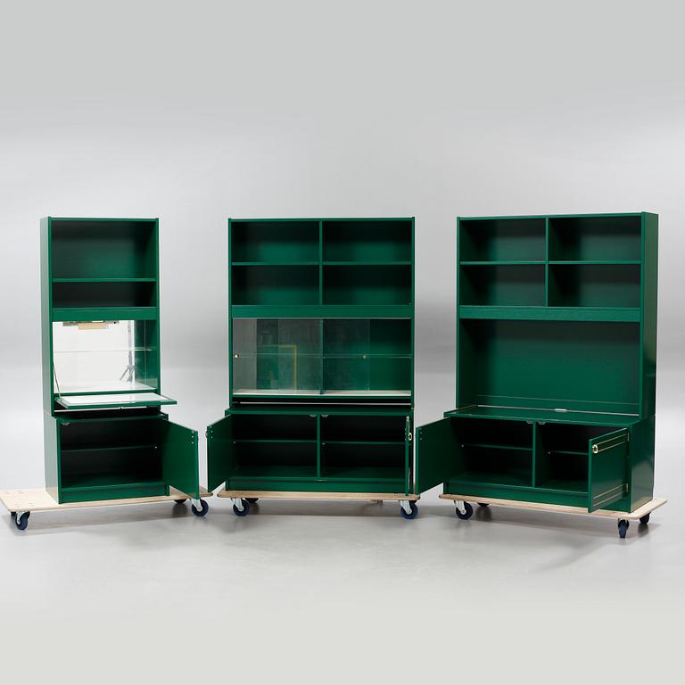 HYLLSYTEM samt BORD, IKEA, 1970-tal.
