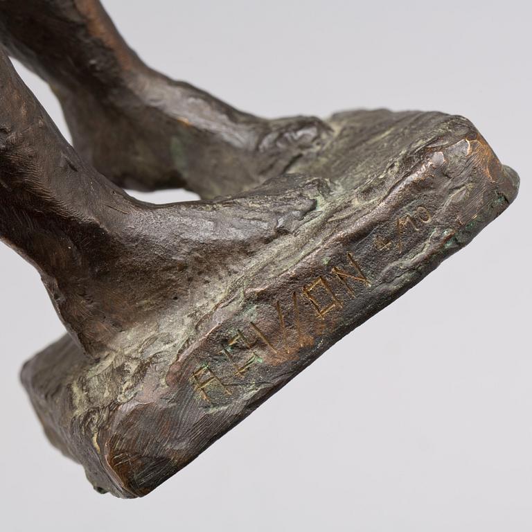 AXEL OLSSON, brons, skulptur. Signerad, numrerad 4/10.