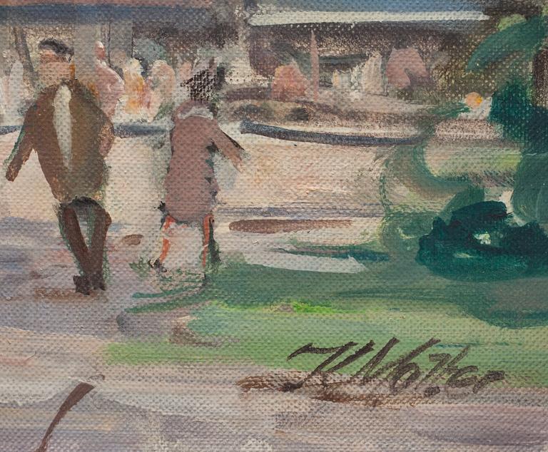 KAJ MOLTER, olja på duk. Signerad.