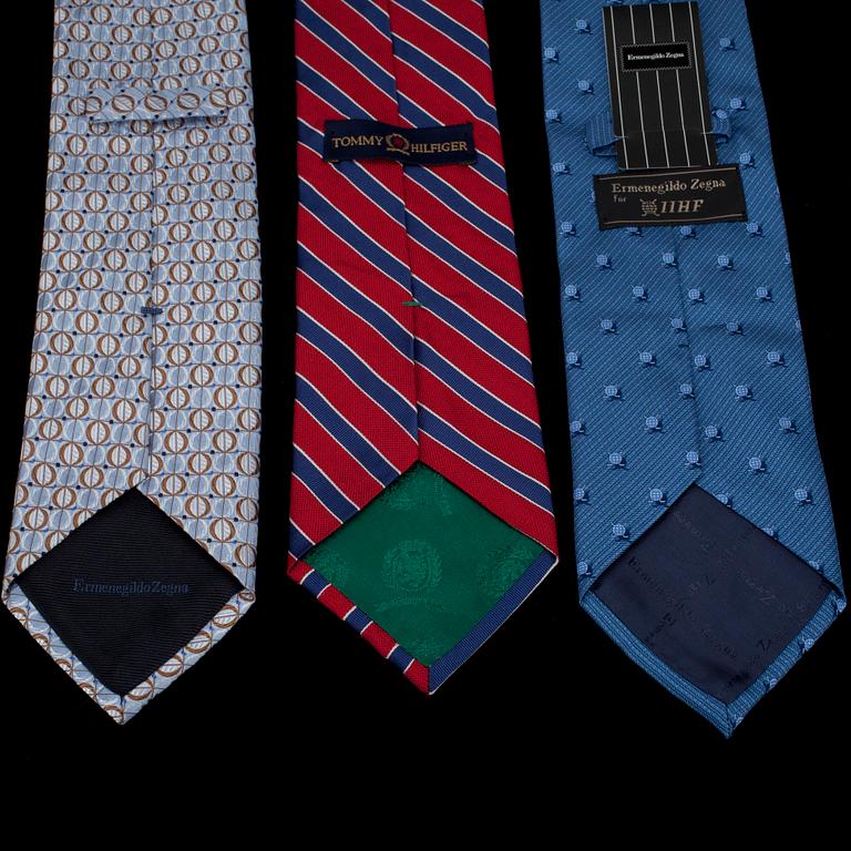 SLIPSAR, 3 st,Tommy Hilfiger samt Ermenegildo Zegna.