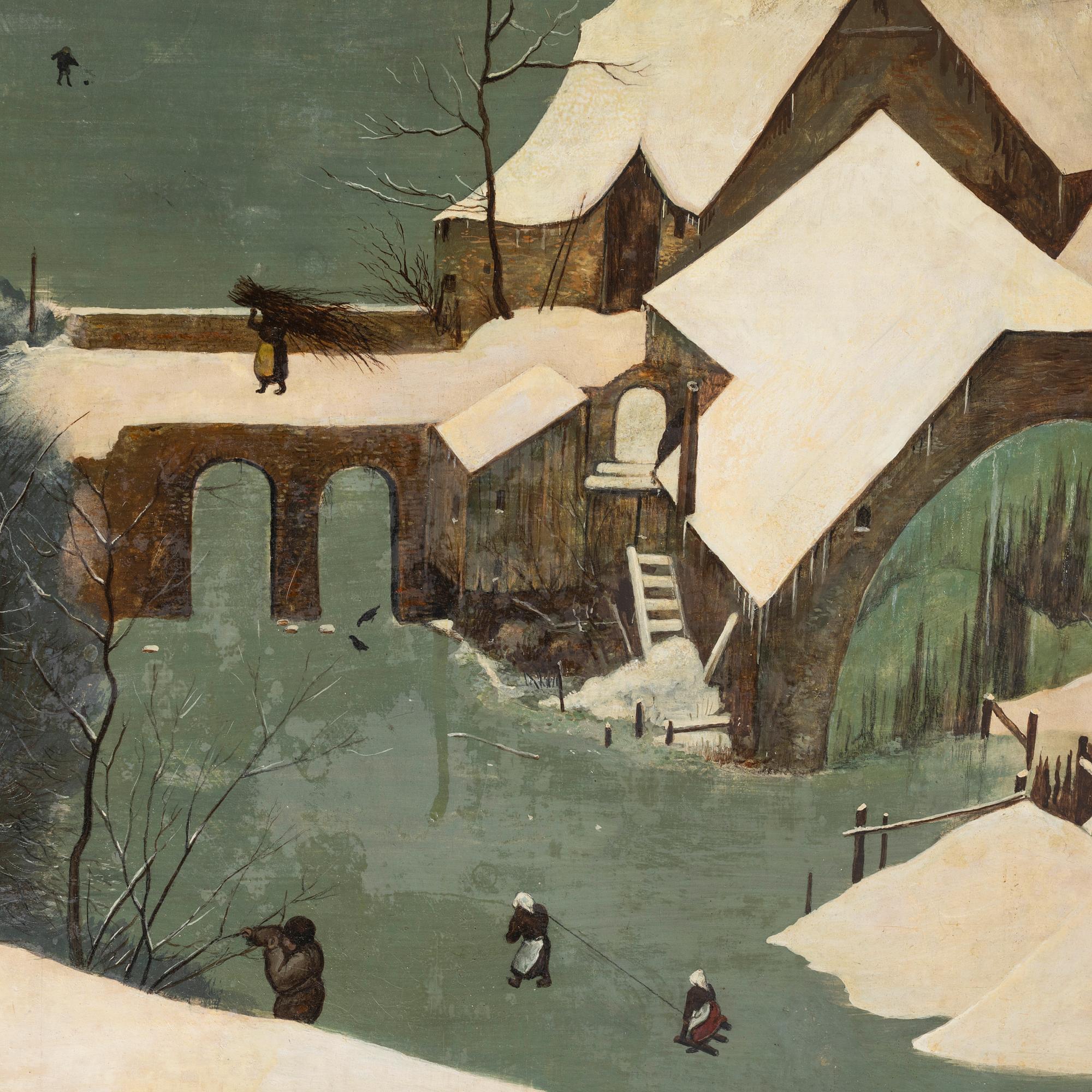 Pieter Brueghel dä, copy after, The Hunters in the Snow.
