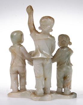 FIGURGRUPP, sten, Kina, 1900-tal.