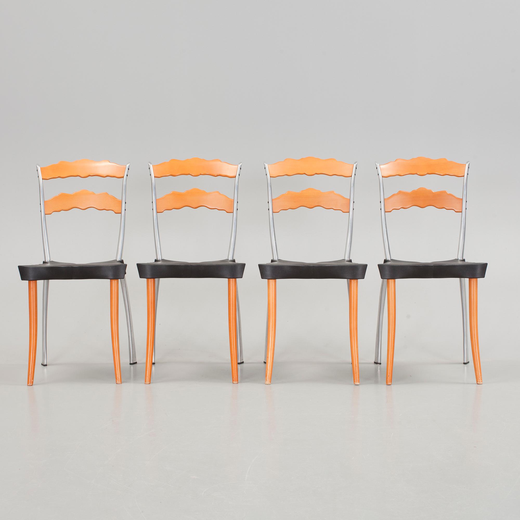 STOLAR, 4 st, "Sedlak", Borek Sipek för Vitra, 1992.